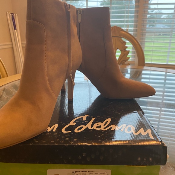 Sam Edelman Olette Camel Suede ankle boots - Picture 4 of 13